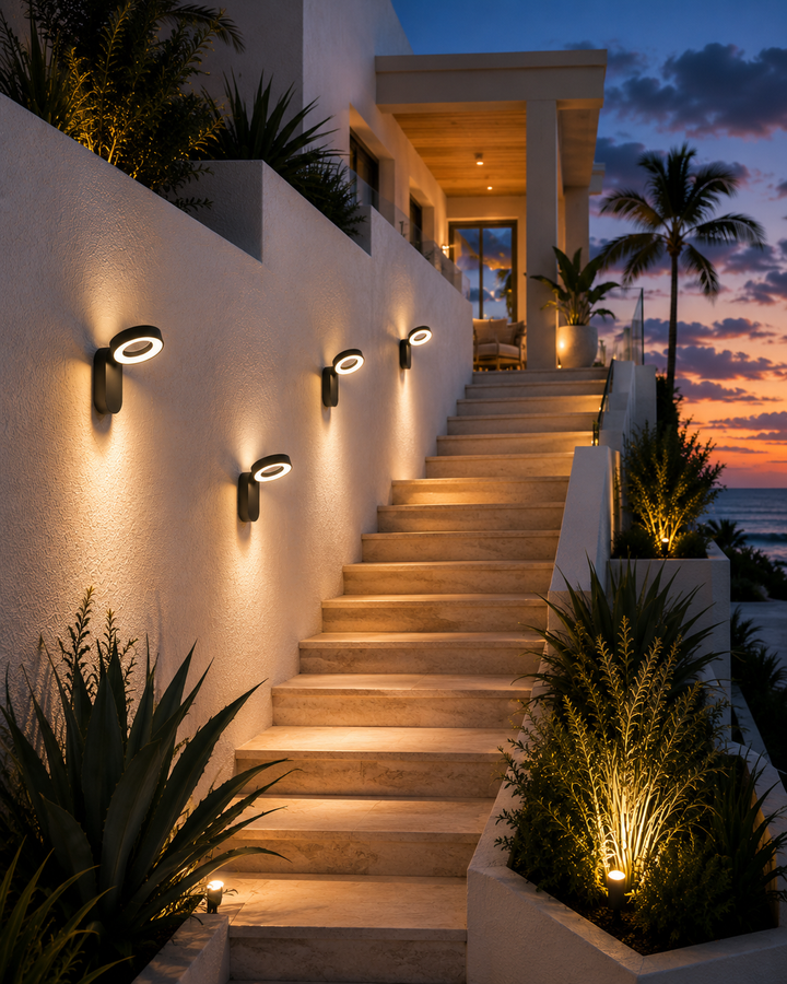 Adjustable Halo Wall Light