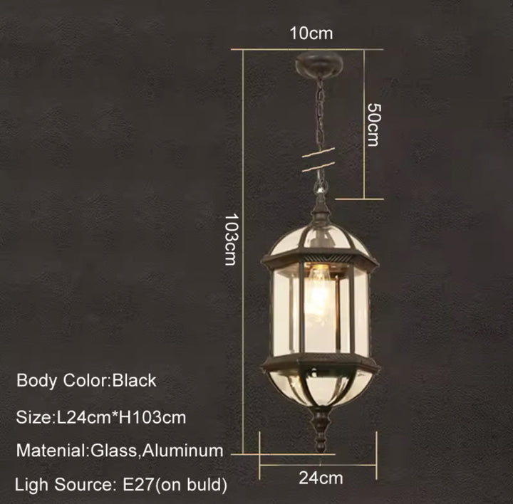 Vintage Lantern Pendant Lights for Restaurants
