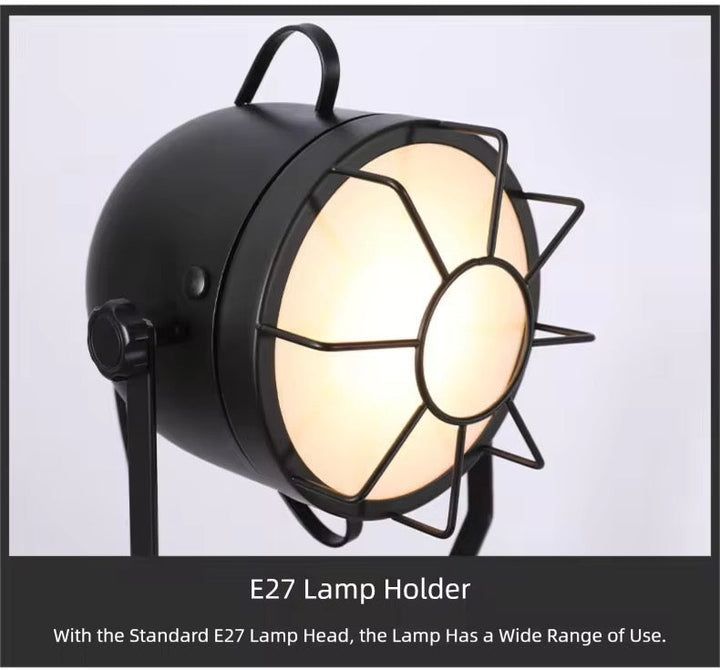 Industrial Tripod Floor Lamp