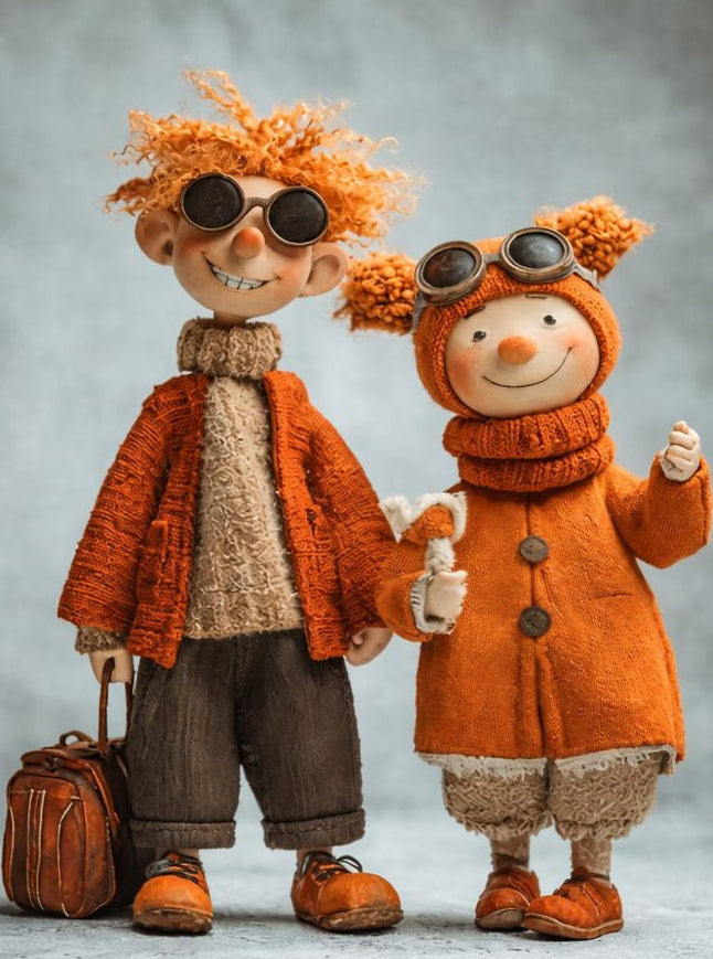 Whimsical Friends Canvas