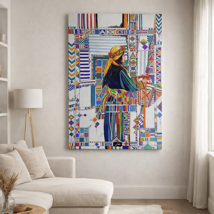 Modern Cultural Portrait Canvas