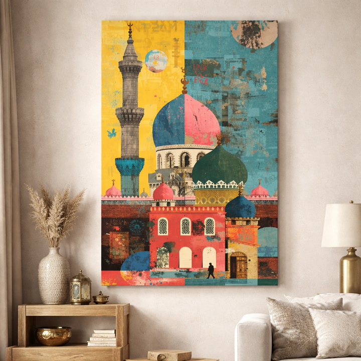 Modern Islamic Architecture Canvas