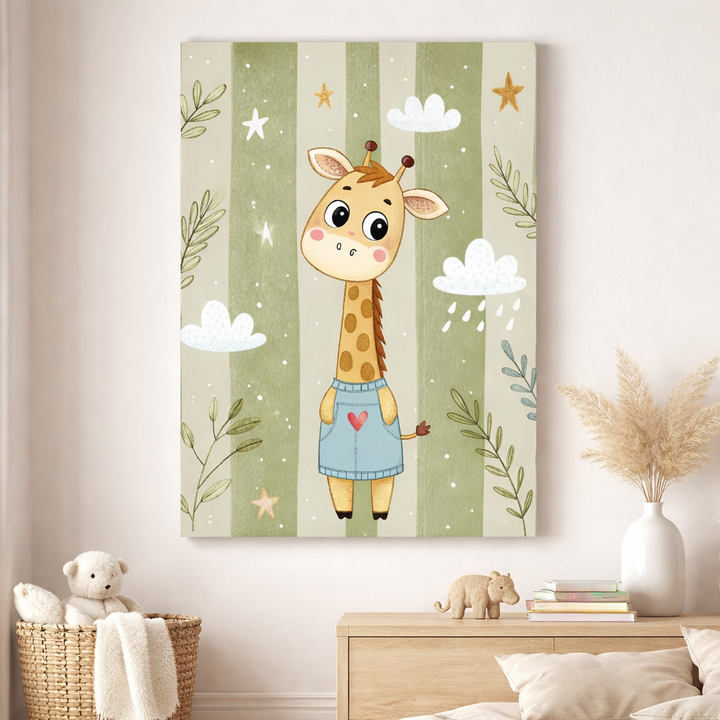 Cute Snail Friends Kids Canvas