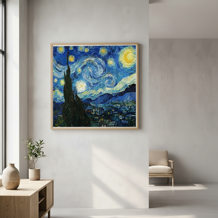 Starry Night Inspired Canvas Wall Art