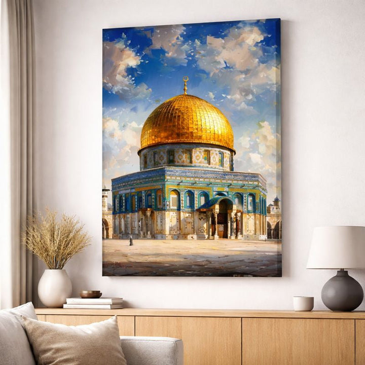Dome of the Rock Sacred Canvas Art