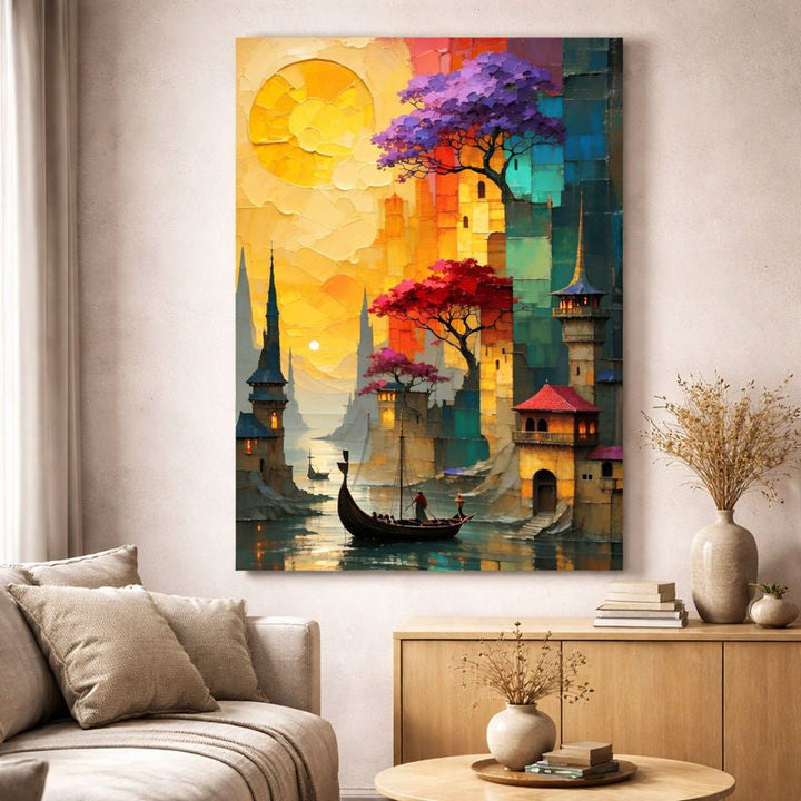 Fantasy City Canvas