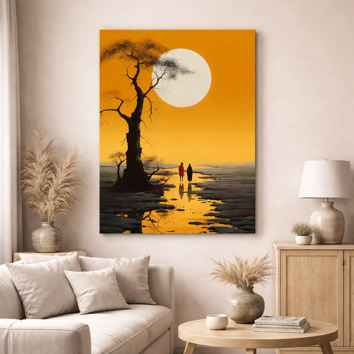 Golden Horizon Canvas