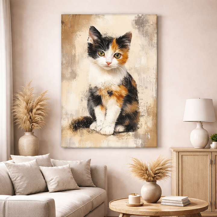 Calico Kitten Canvas