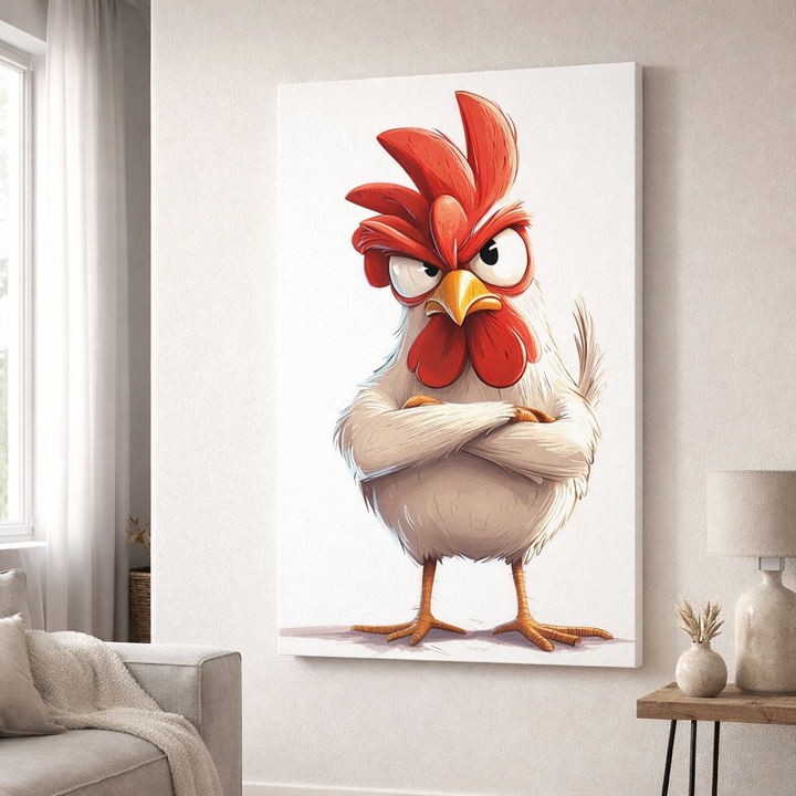 Bold Rooster Canvas