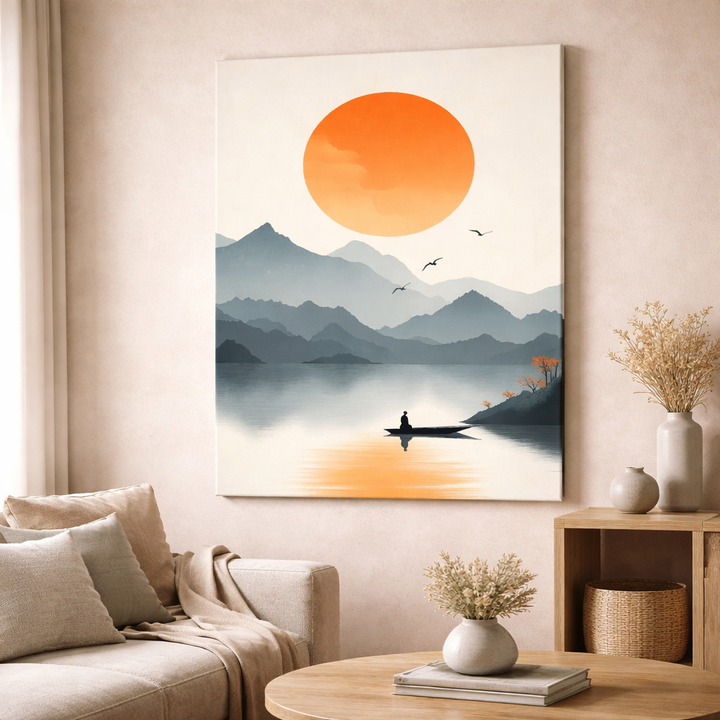 Mountain Lake Canvas