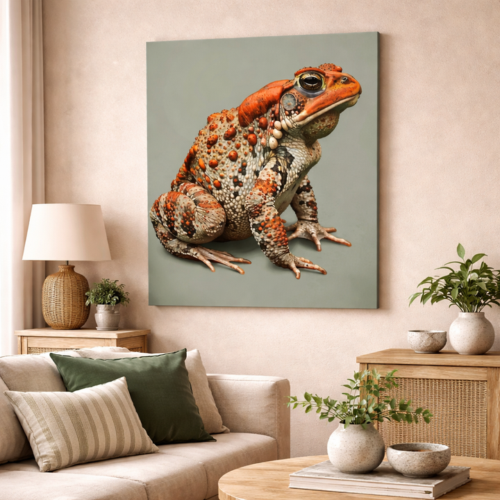 Textured Toad Canvas