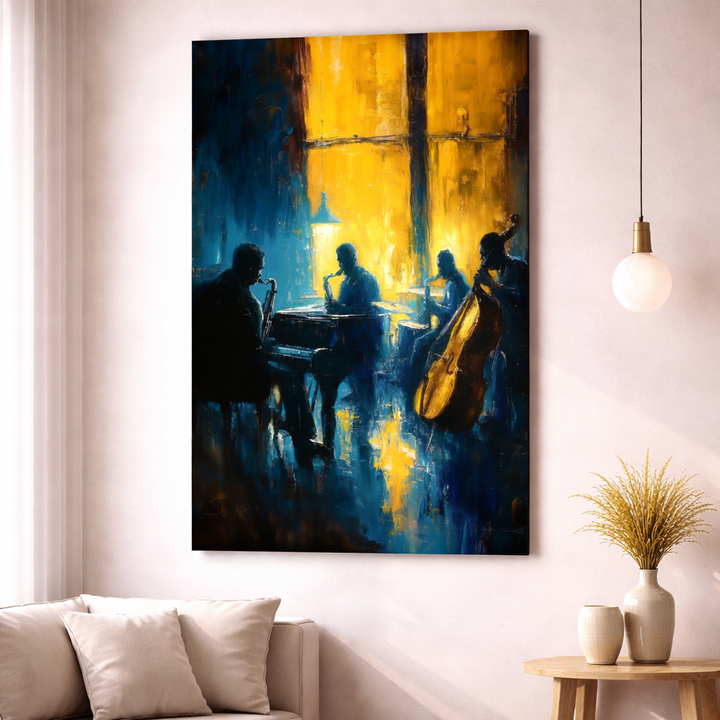 Midnight Jazz Ensemble Canvas