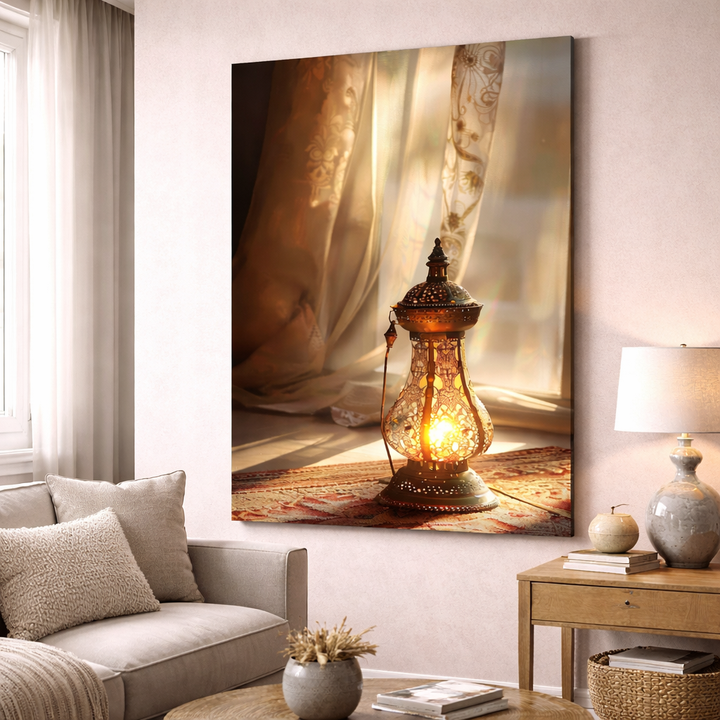 Warm Lantern Glow Canvas