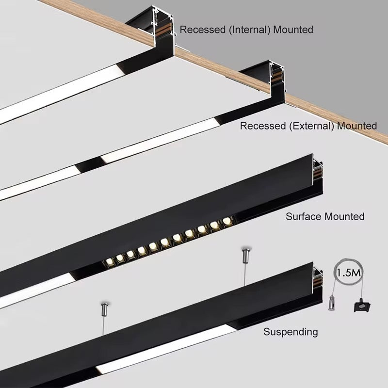 MAGNETIC Track Spotlight & All Accessories