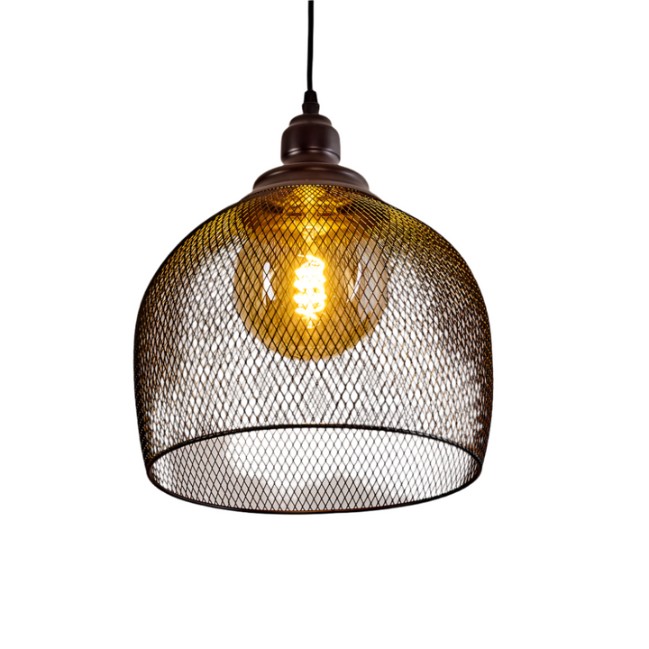 Industrial Mesh Pendant Light