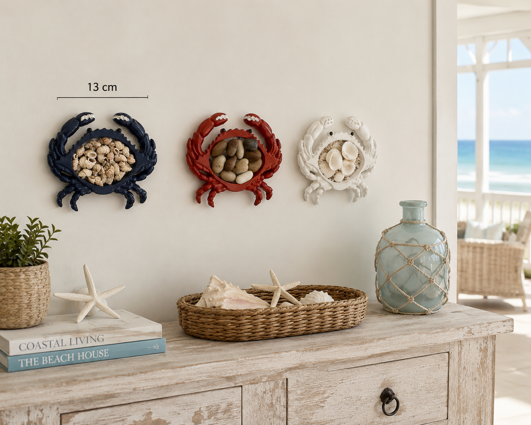 Crab Shell Wall Décor Set of 3