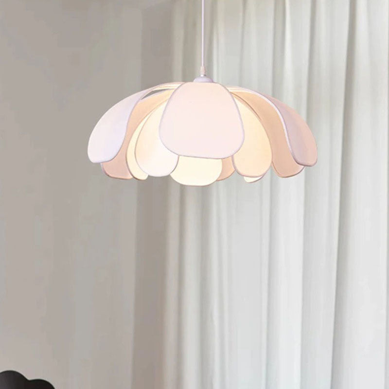 Modern Pendant Light with Petal-Shaped Shade