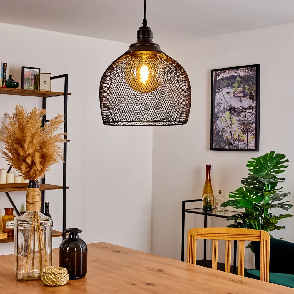 Industrial Mesh Pendant Light