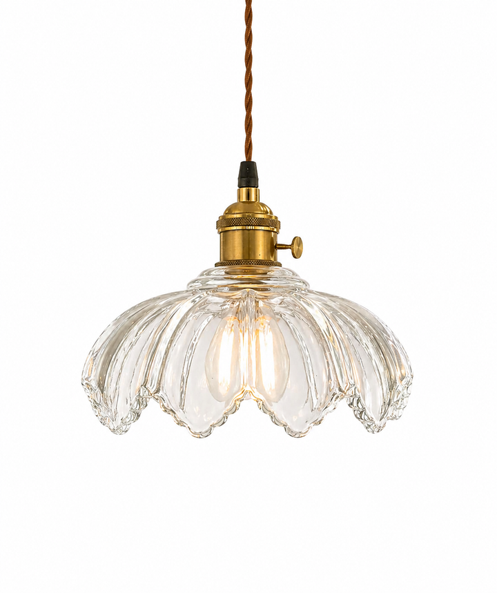 Antique-Style Glass Pendant