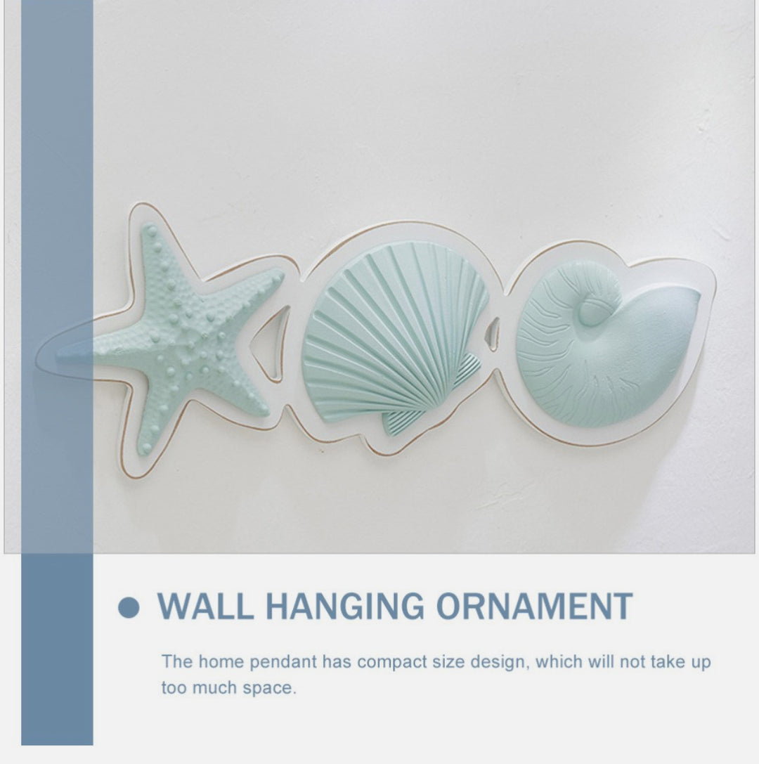 Coastal Seashell & Starfish Wall Decor