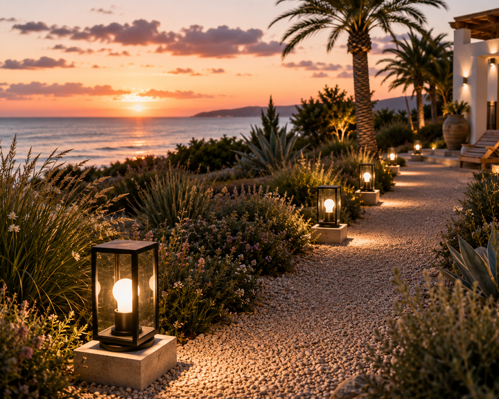 Outdoor Bollard Lantern