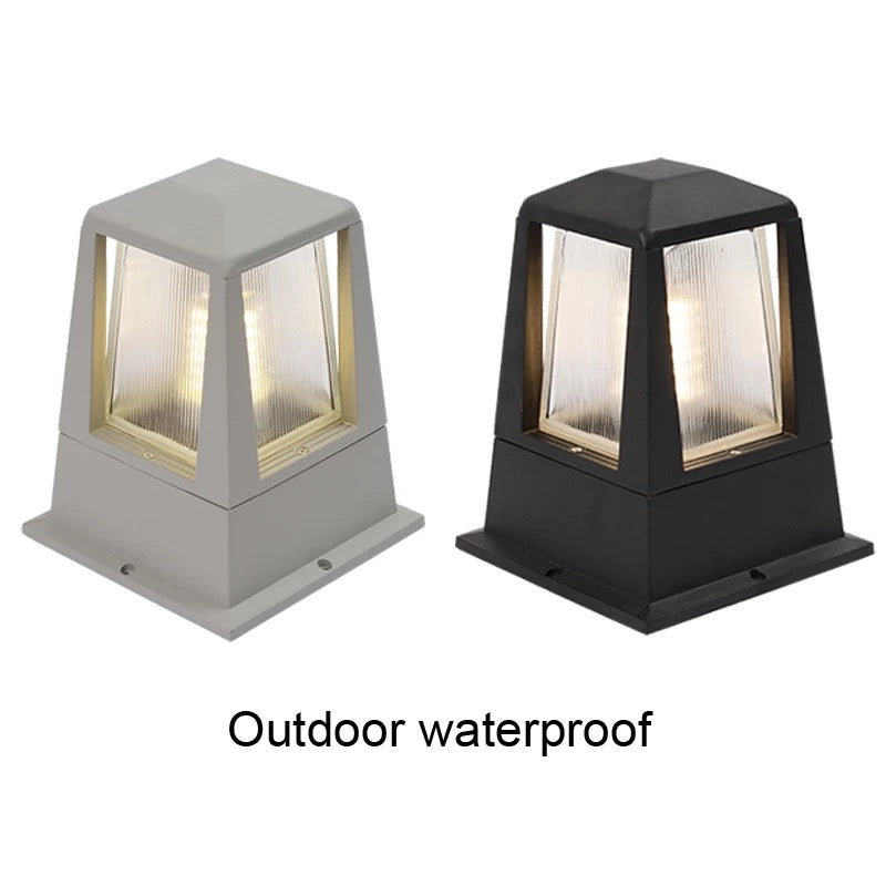 Modern Outdoor Lantern Bollard Light