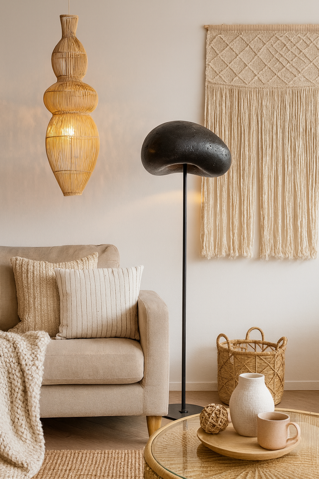 Modern Sculptural Floor Lamp