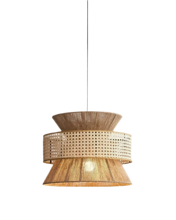 Bohemian Rattan Pendant Light