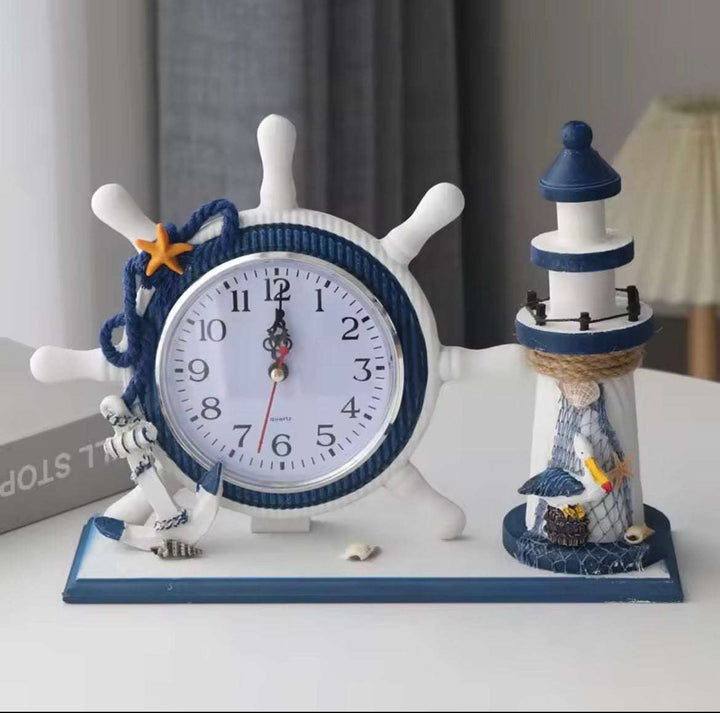 Nautical Table Clock Set