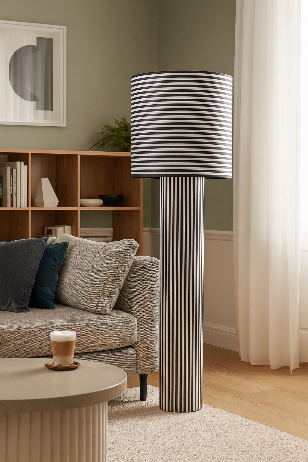 Striped Modern Floor light