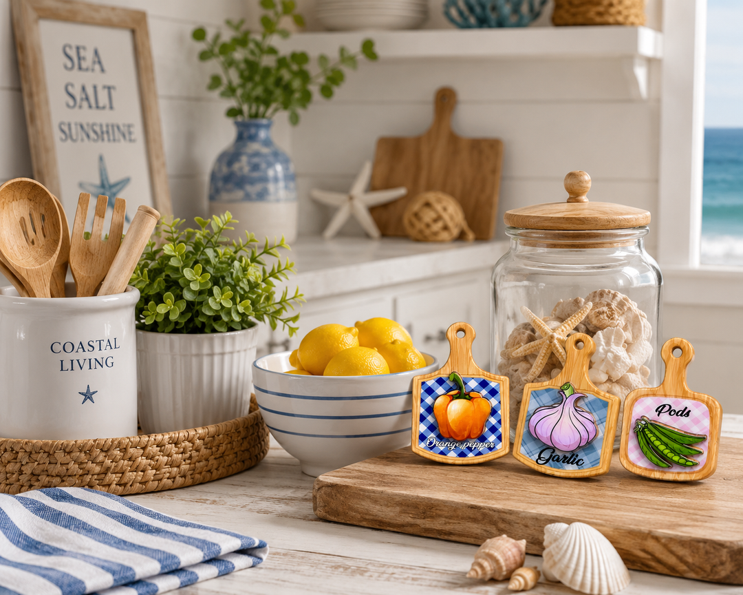 Wooden Mini Cutting Board Fridge Magnet set of 3