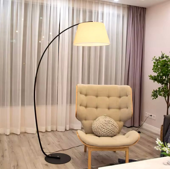 Modern Black Arc Floor Lamp