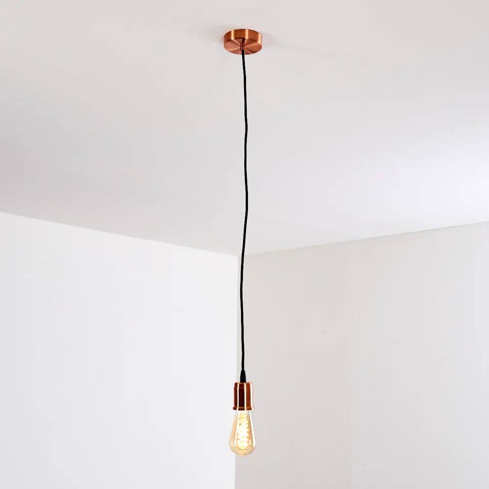 Minimalist Copper Pendant Light