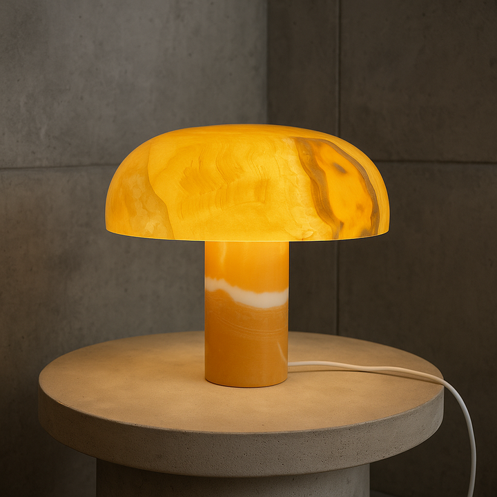 Alabaster Stone Table Lamp