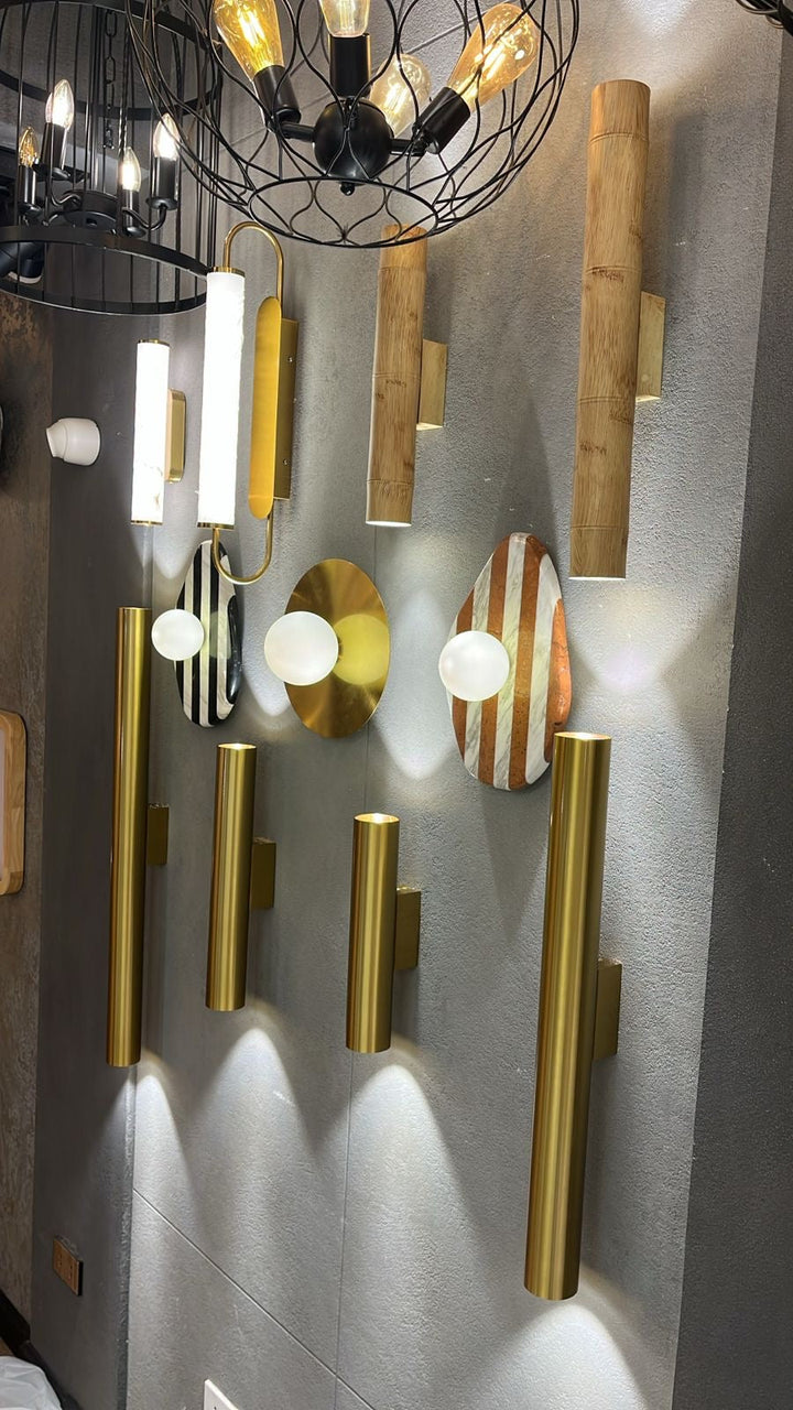 Slim Gold Wall Sconce