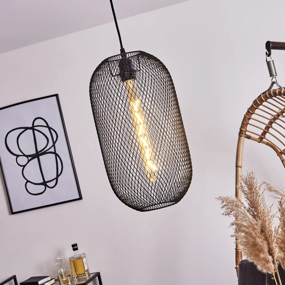 Industrial Mesh Pendant Light