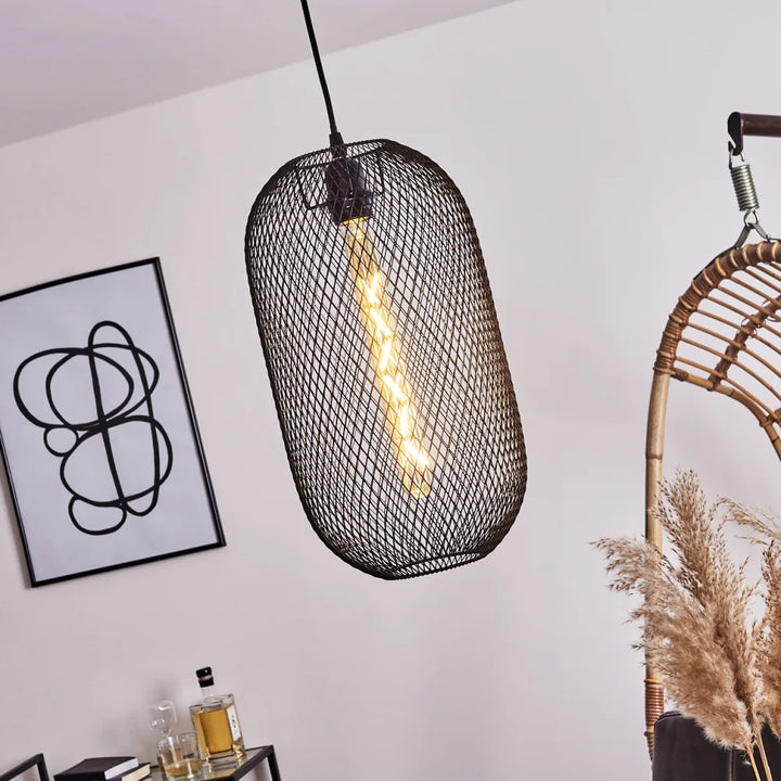 Industrial Mesh Pendant Light