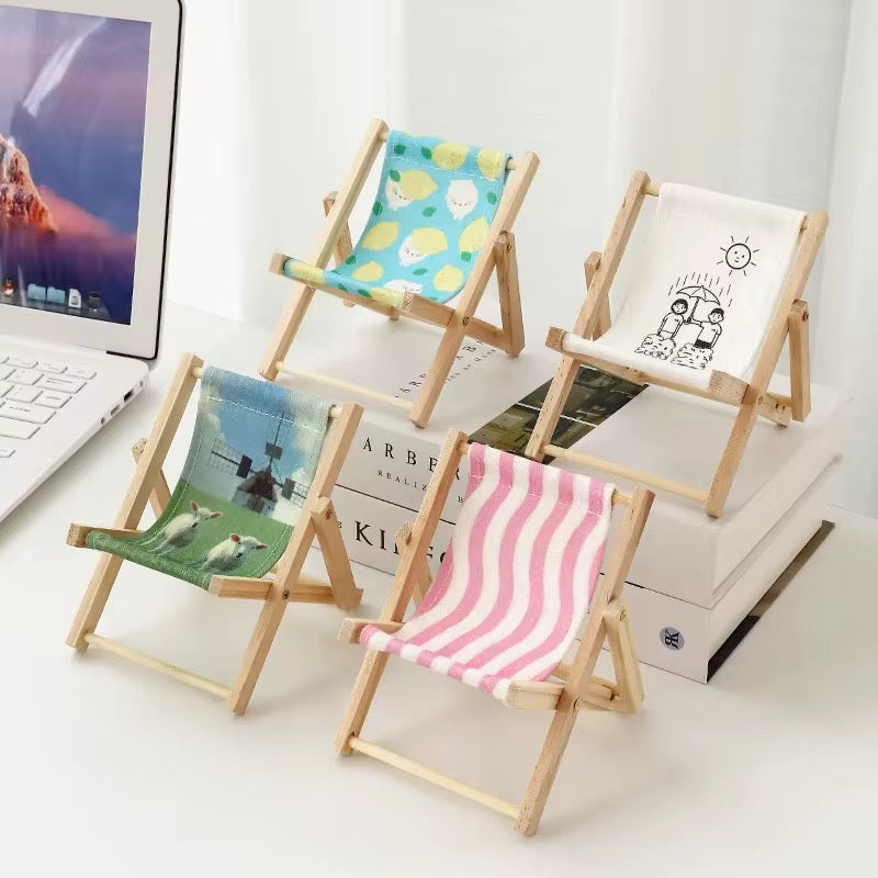 Mini Wooden Chair Decor set of 3