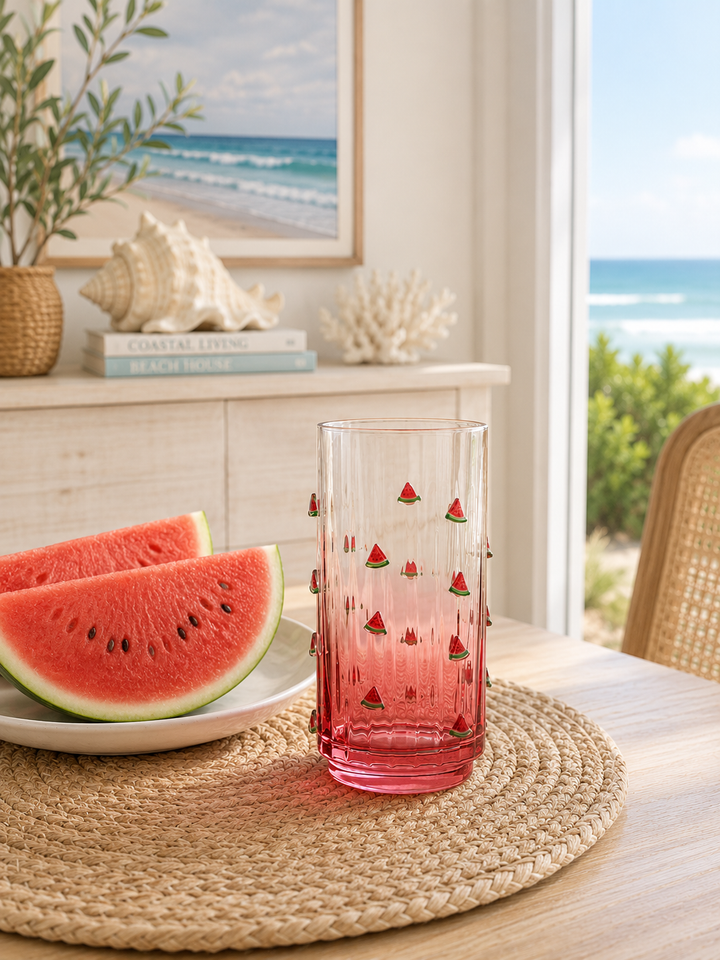 Watermelon Glass Tumbler