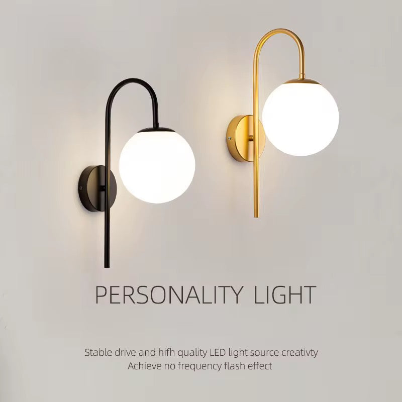 Modern Globe Wall Sconce