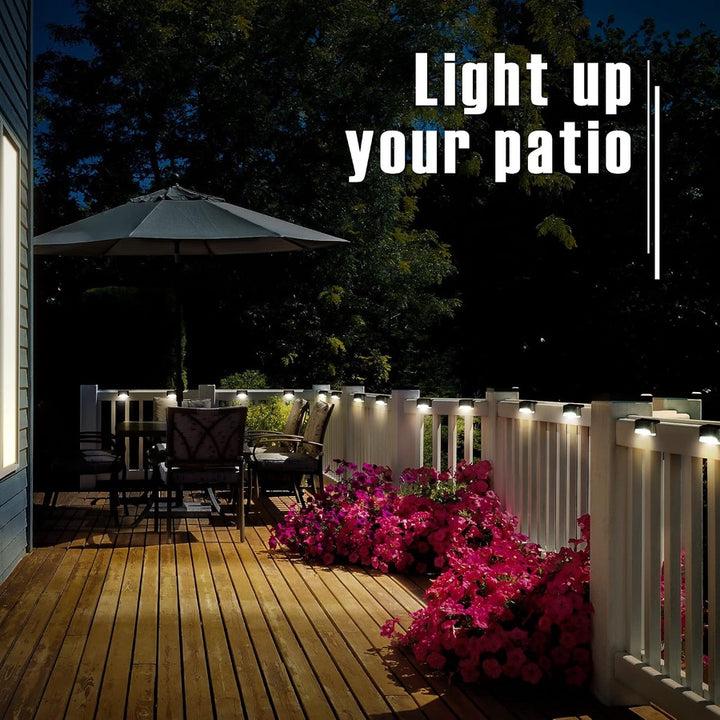 Weather-Resistant Solar Step Light set of 4