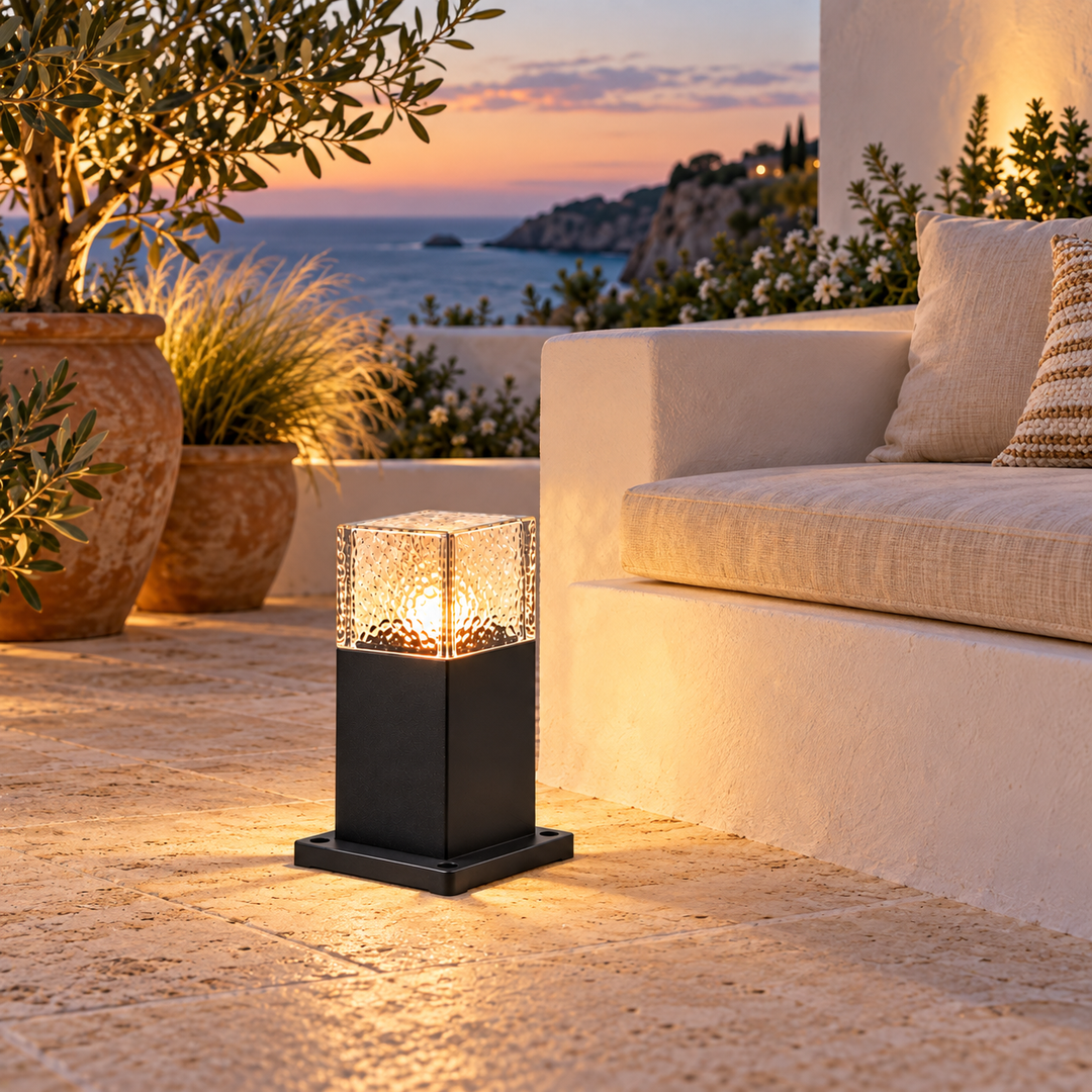 Path Square Outdoor Bollard