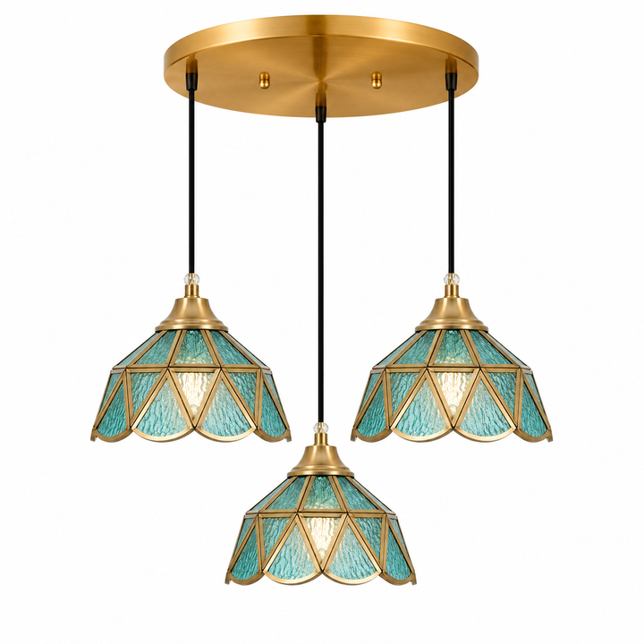Aqua Tiffany Wall Sconce