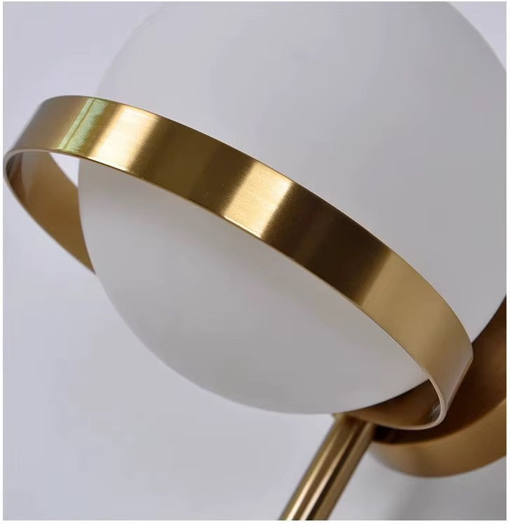 Modern Gold Globe Wall Sconce