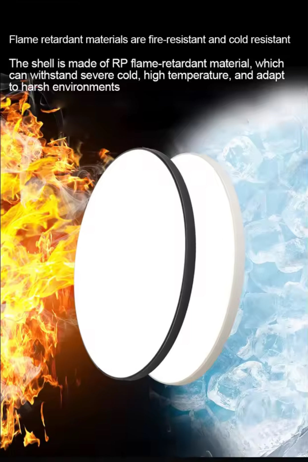 Minimalist Ceiling LED Light - in 4 COLORS