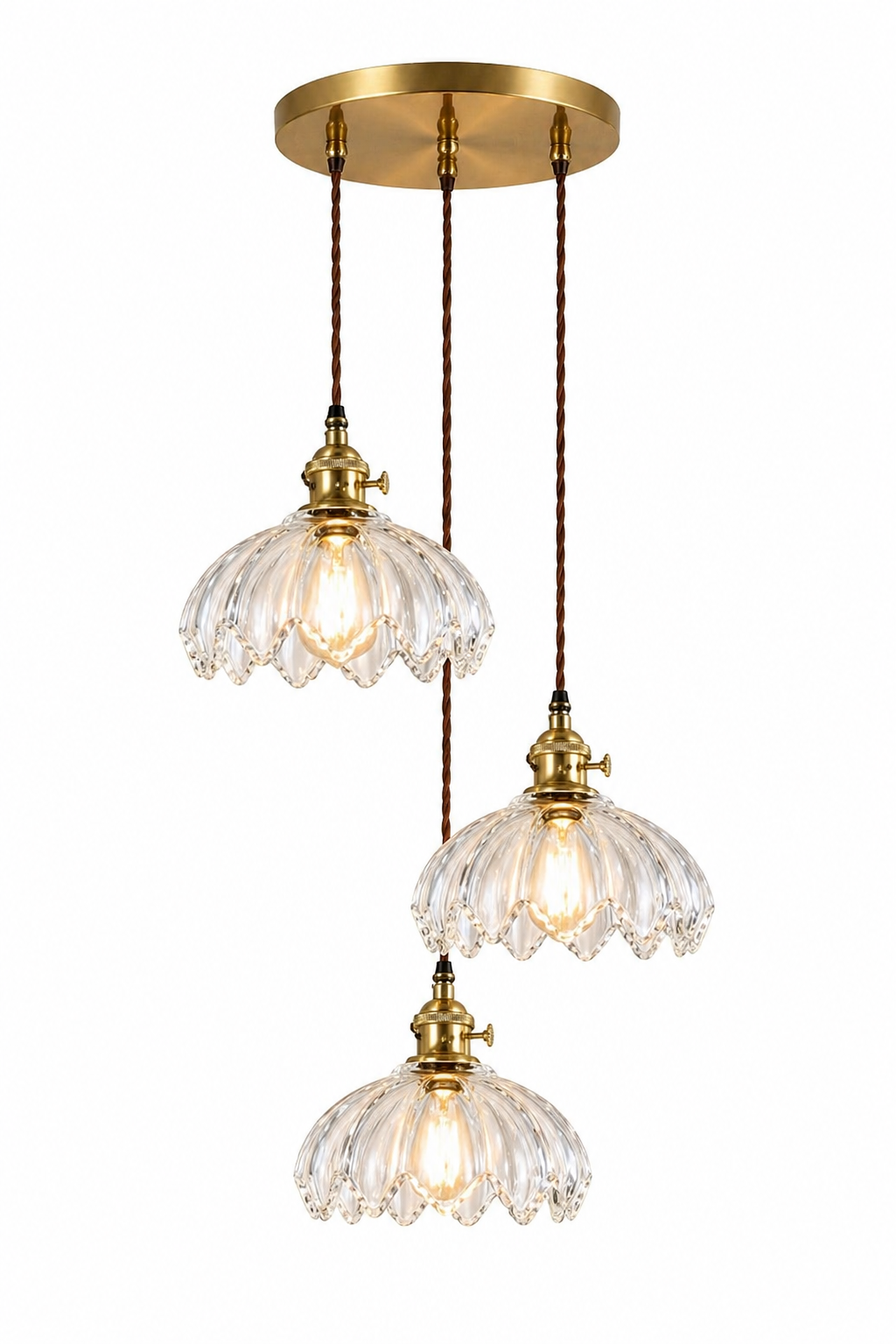 Antique-Style Glass Pendant