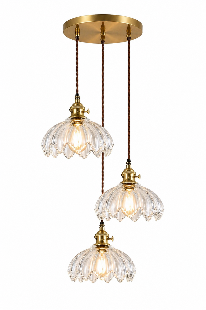 Antique-Style Glass Pendant