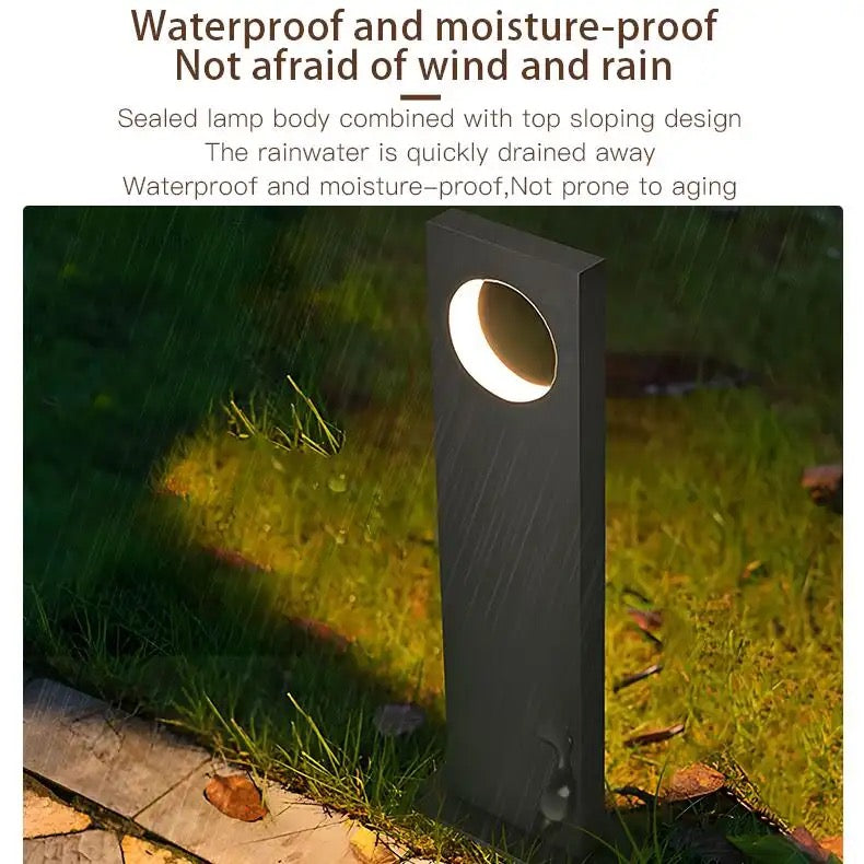 Modern LED Flat Hole Lawn Lamp