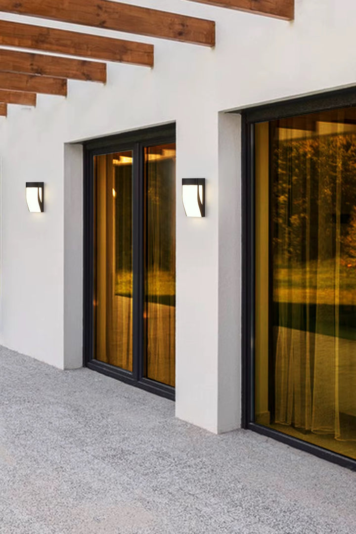 Contemporary Sculptural Outdoor Wall Sconce
