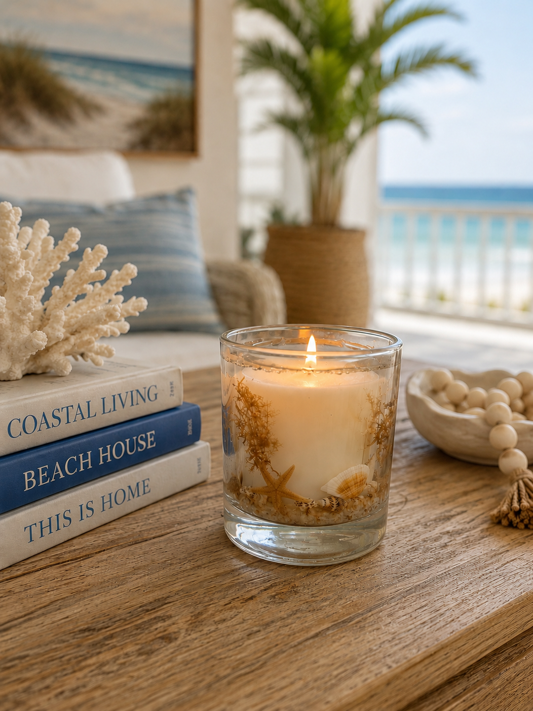 Seaside Shell Candle